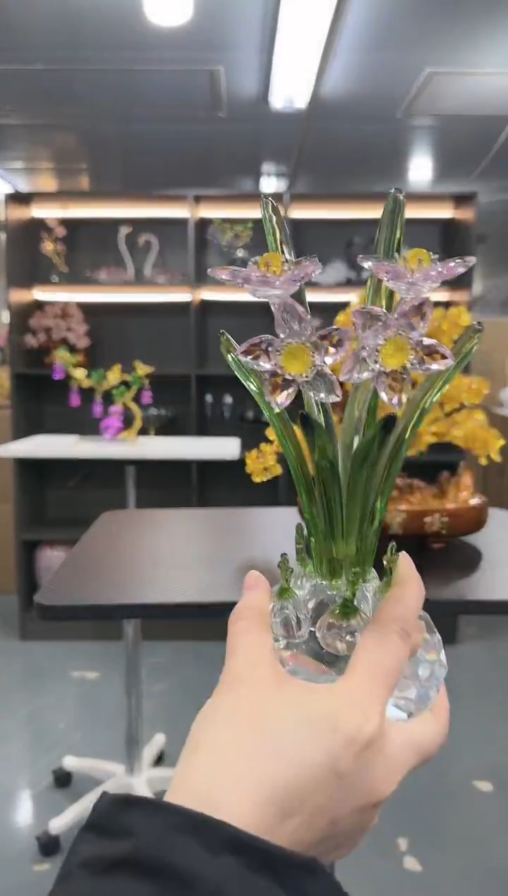 有机玻璃金沃镜金沃金沃水仙花