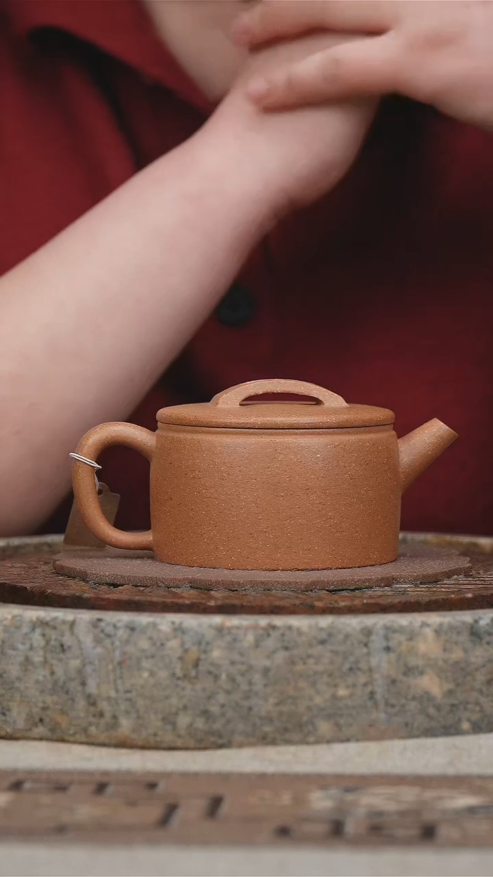 【闪购商品】紫砂茶壶葵黄段汉瓦