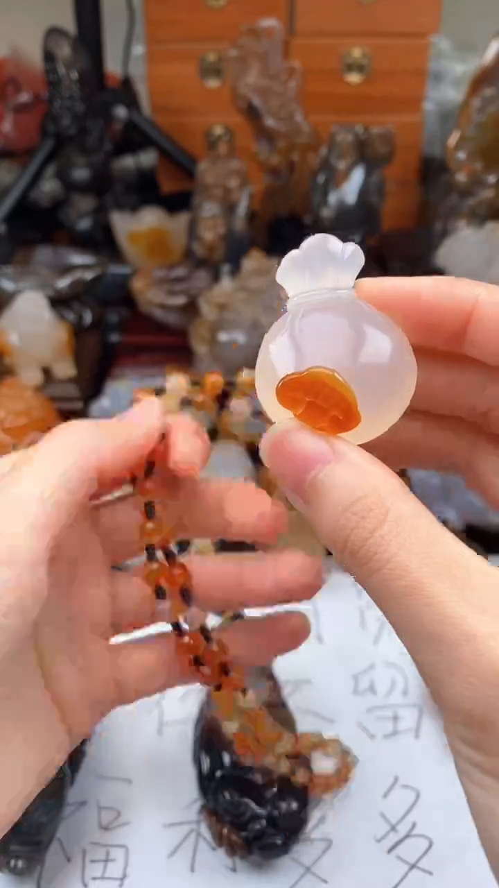 【闪购商品】玛瑙/玉髓颈饰未镶嵌AA