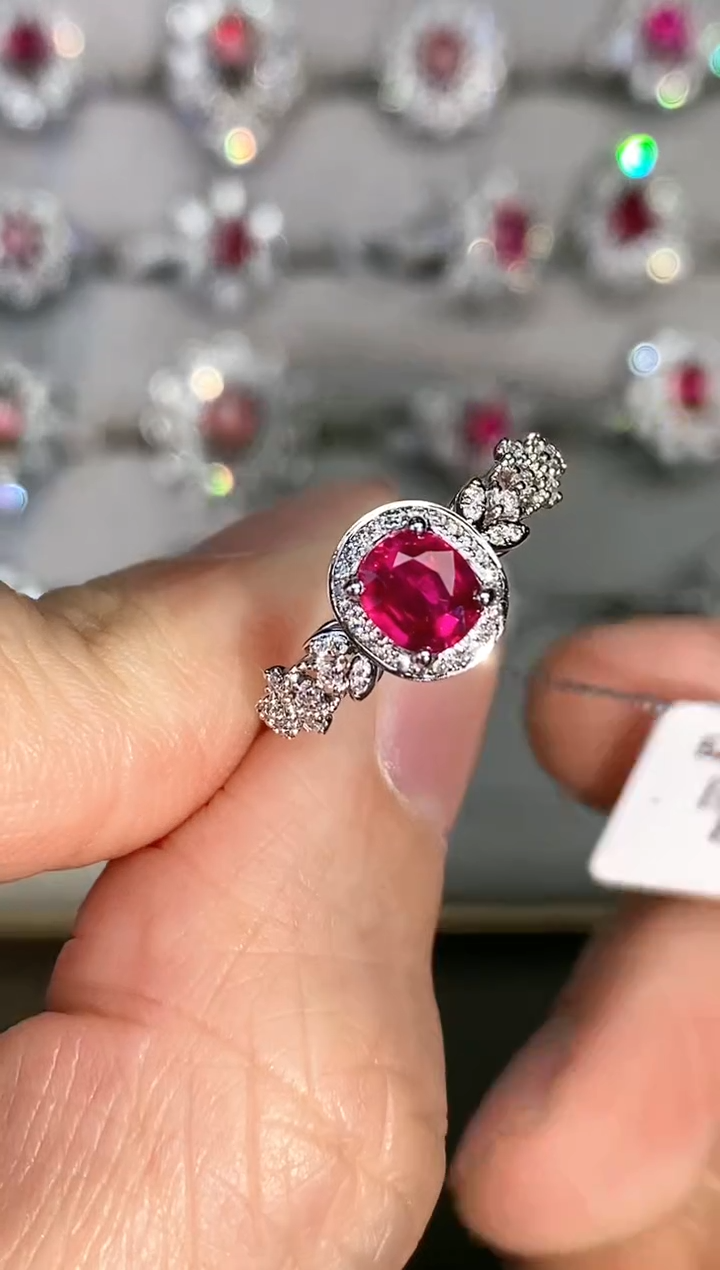 【闪购商品】红宝石戒指18K金镶嵌0.64ct/年货节专属价