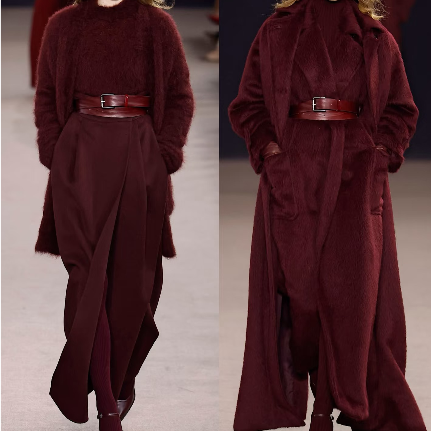 2025新品上新轻奢简约大气双面呢女士大衣时尚气质长款秋冬冬季