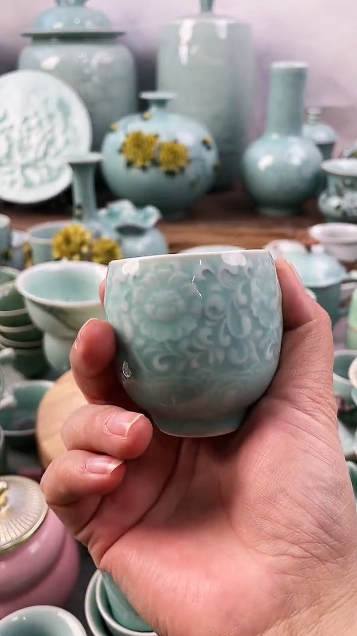 【闪购商品】特价 微瑕 慧仙青瓷