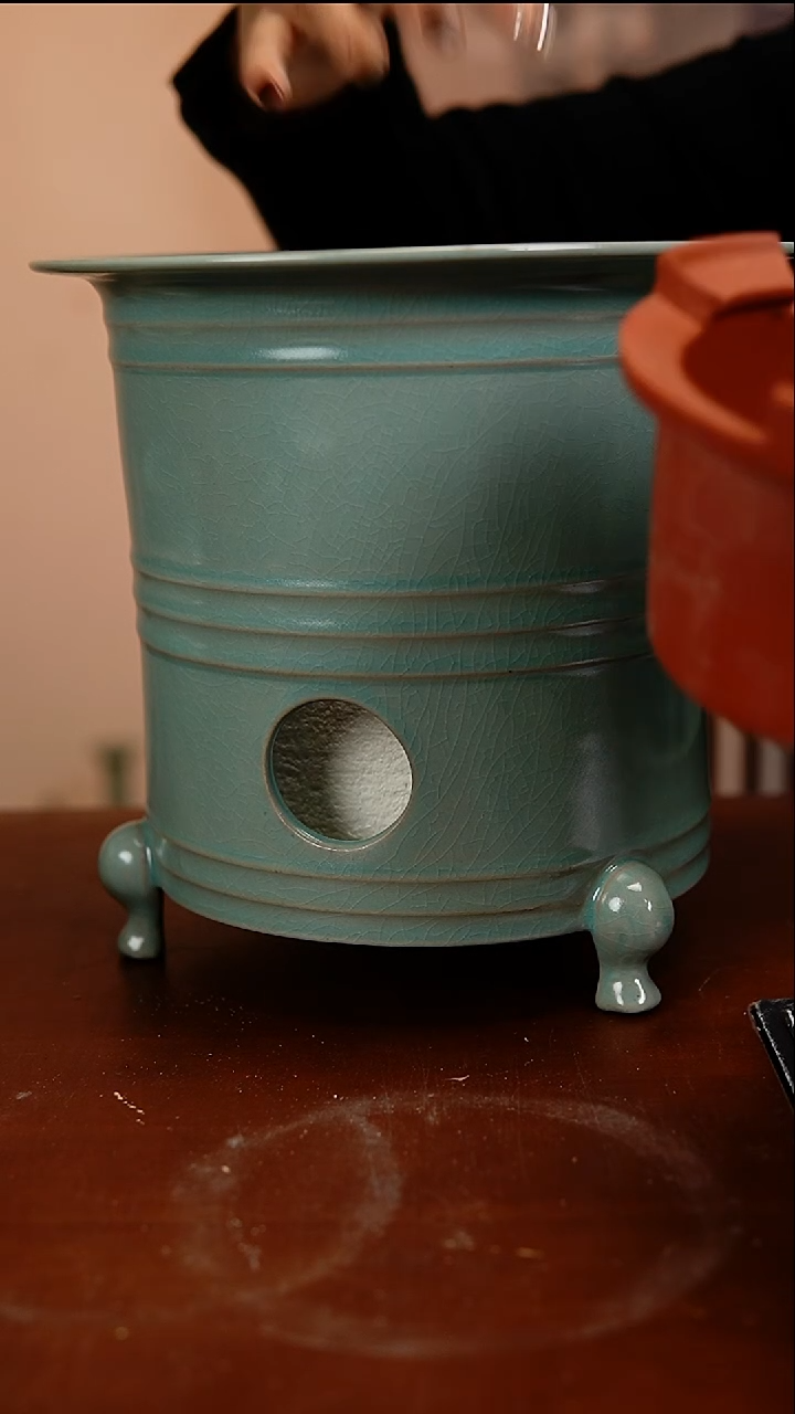 瓷片<**>原产地原矿釉汝瓷