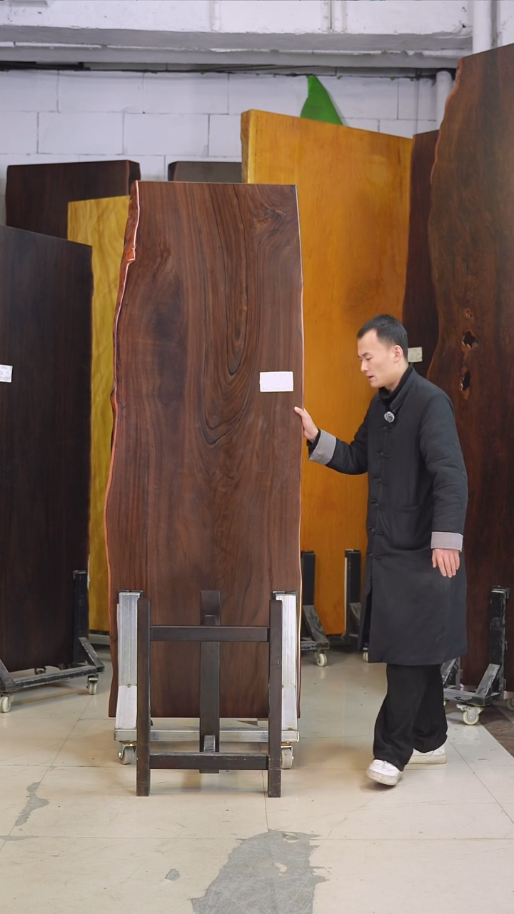 我****闹AD-637大叶紫檀212.5*71*8加黑三角支架*2