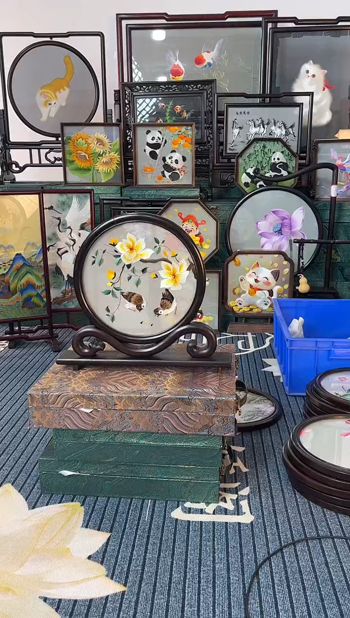 刺绣纯手工制作刺绣