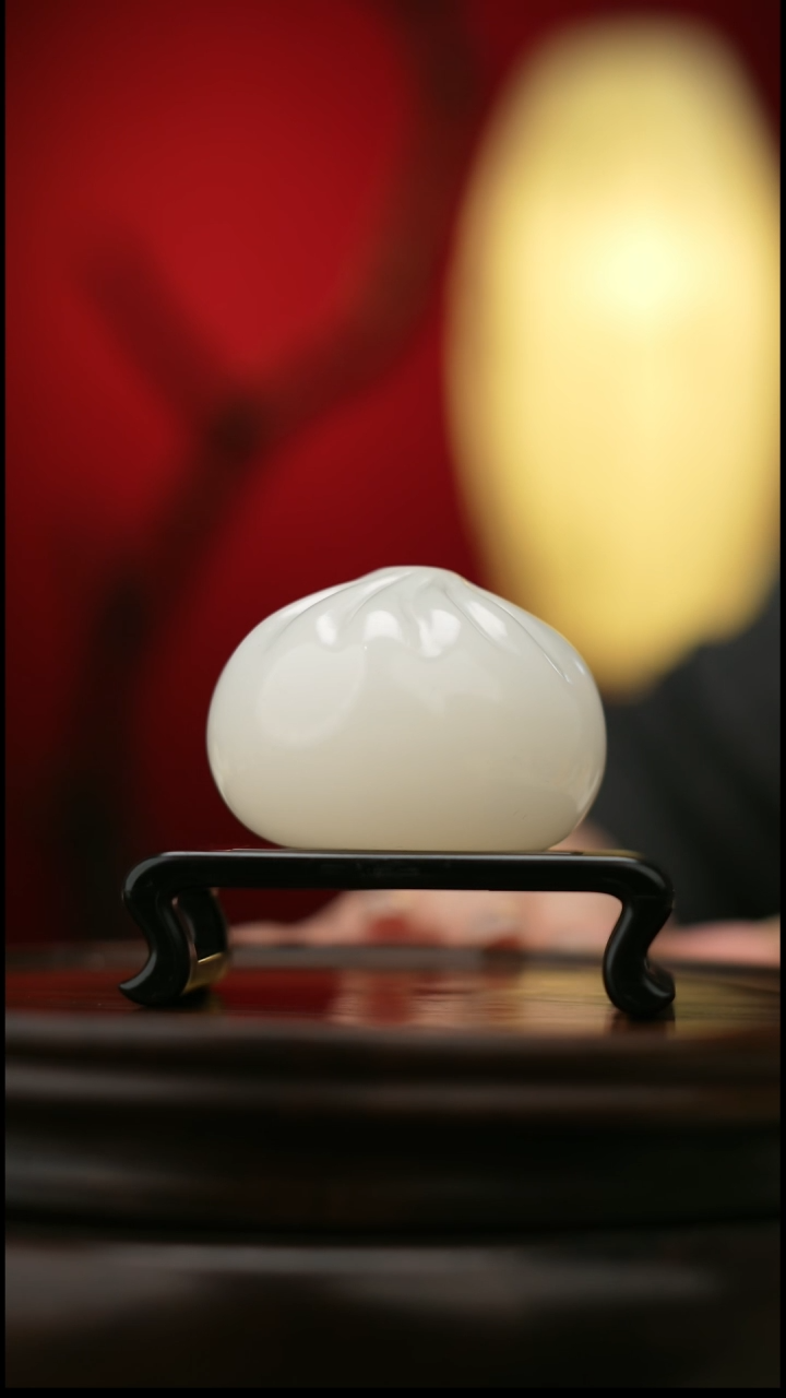 玉【小福包】天然玉石摆件