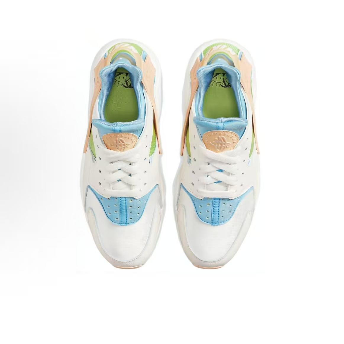 【简大叔】Nike Air Huarache SE "Easter" 复古 白绿蓝 DQ0117100