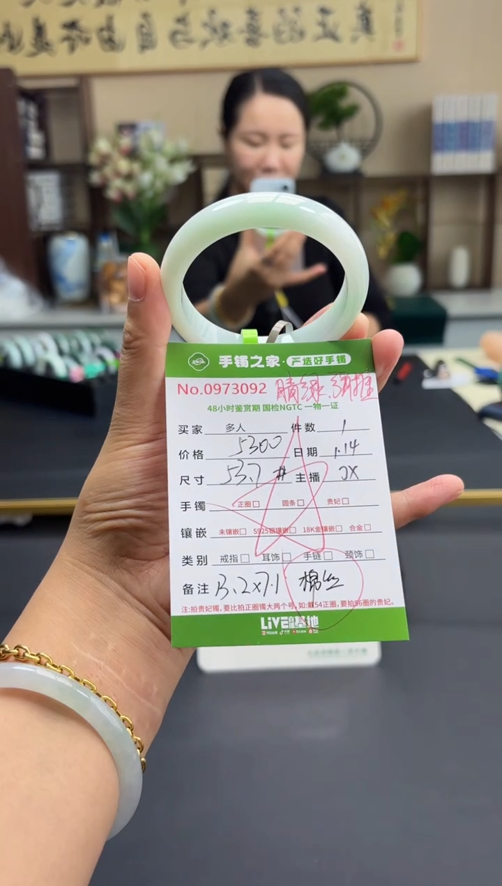 【闪购商品】翡翠手镯未镶嵌多人