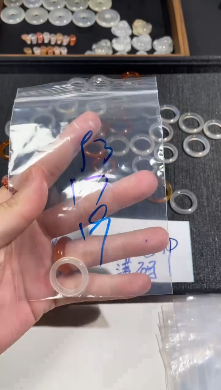 【闪购商品】玛瑙/玉髓戒指未镶嵌93