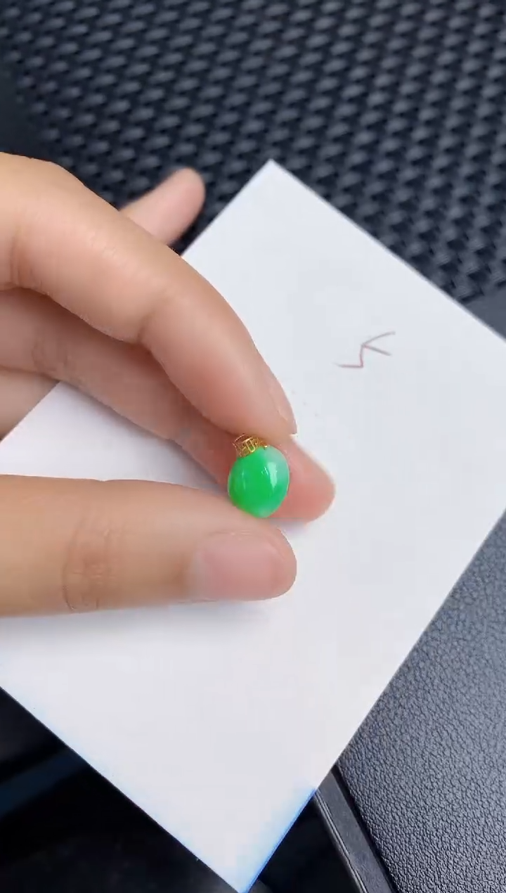 【闪购商品】翡翠颈饰18K金镶嵌000000000