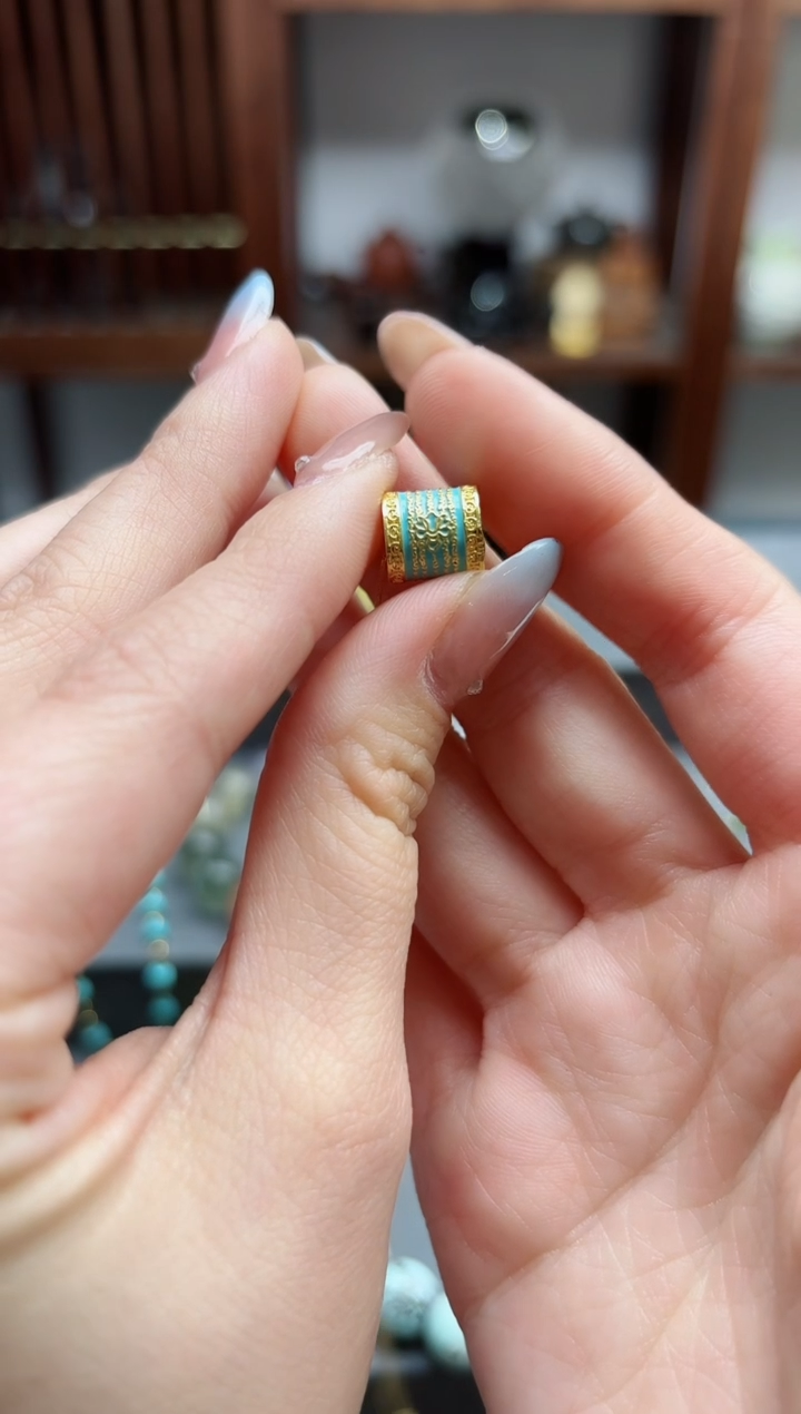 【闪购商品】18K金颈饰18k金路路通项链 ZX