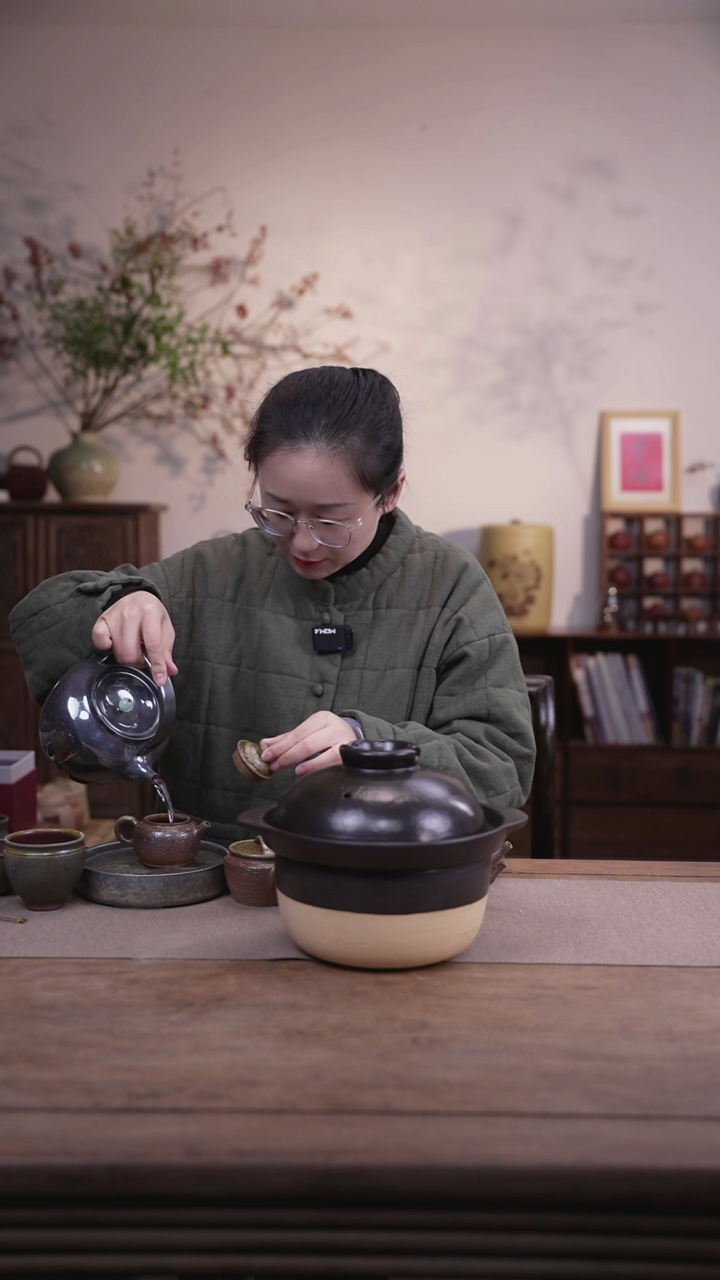 茶壶紫砂双层砂锅