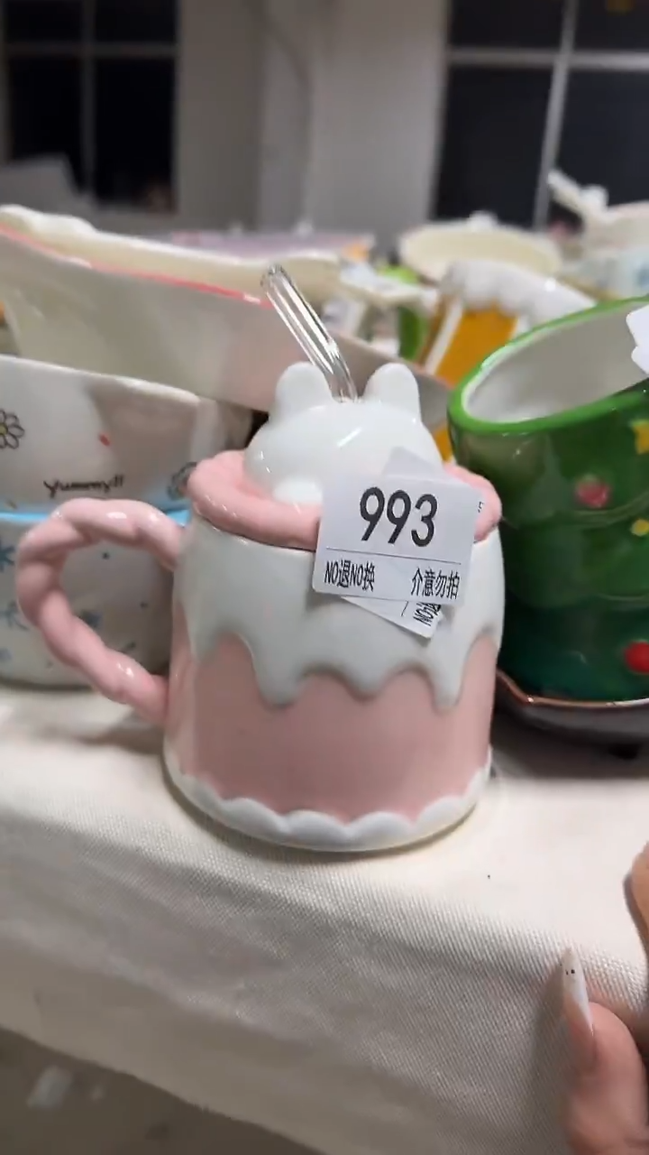 陶瓷手柄款微瑕四单包邮993