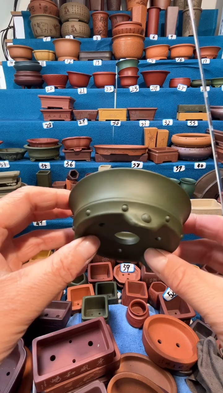 【闪购商品】紫砂紫砂花盆7*2