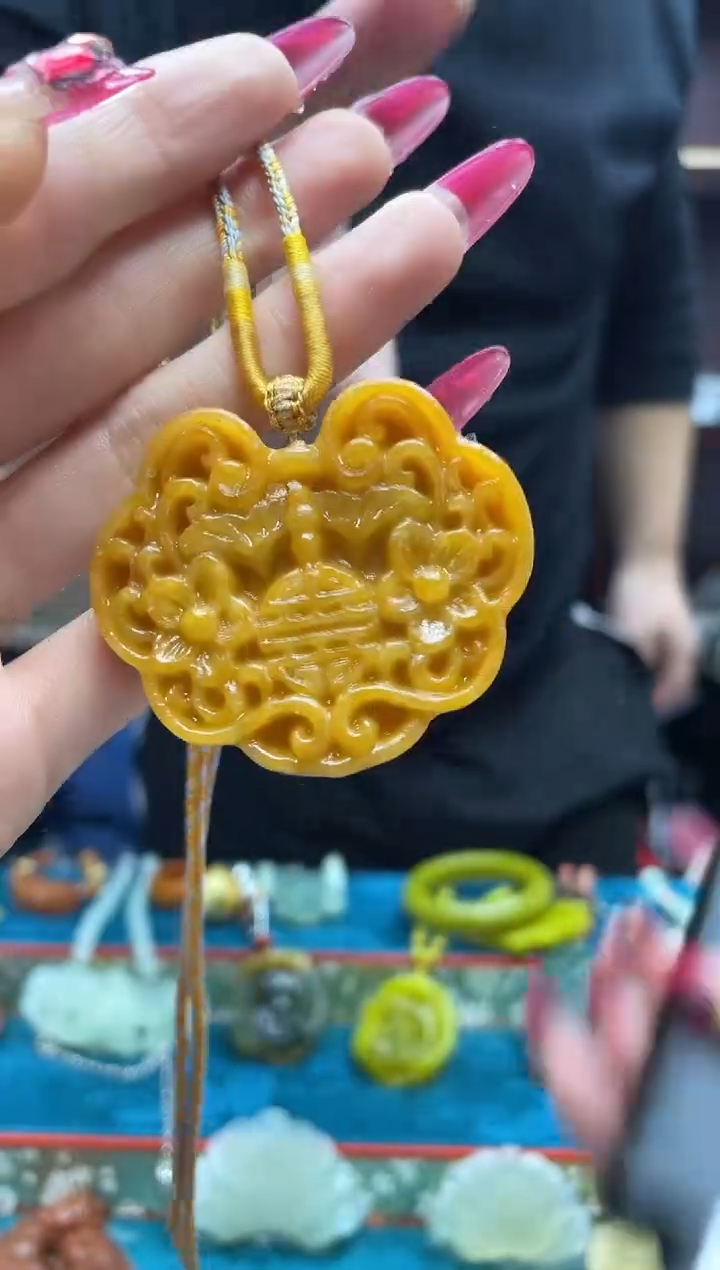 未镶嵌岫玉吊坠·多样性发*货拍一发一