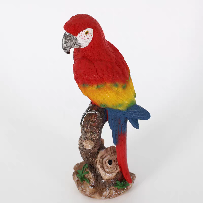 家居装饰摆件树脂彩色鹦鹉 包邮
