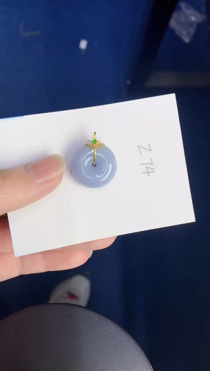 【闪购商品】翡翠颈饰18K金镶嵌00000000000