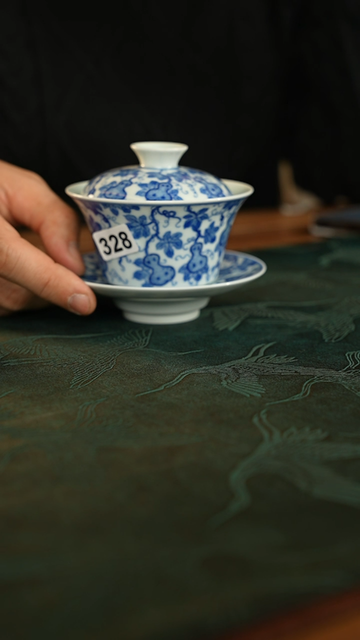 【闪购商品】景德镇瓷器瓷器福禄万代盖碗