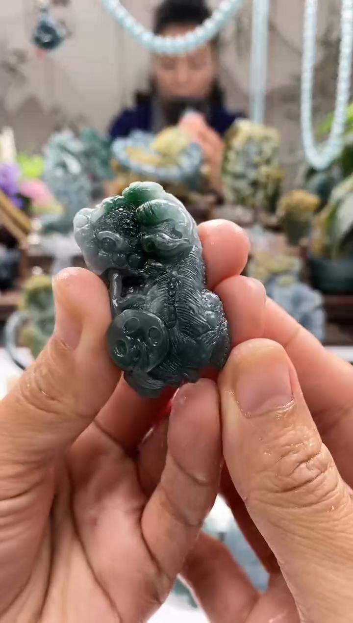 未镶嵌定制翡翠念**烦翡翠毛货不退不换12.11