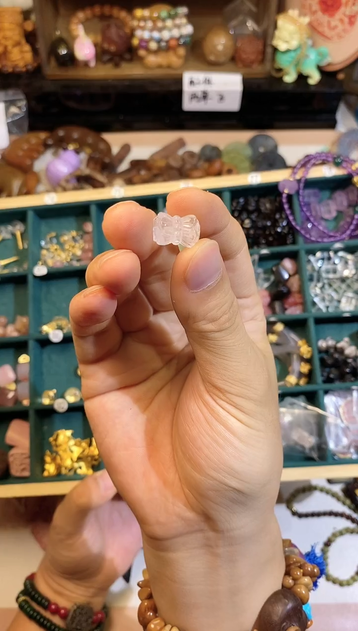 合金手链玛瑙/玉髓白水并蒂莲发1