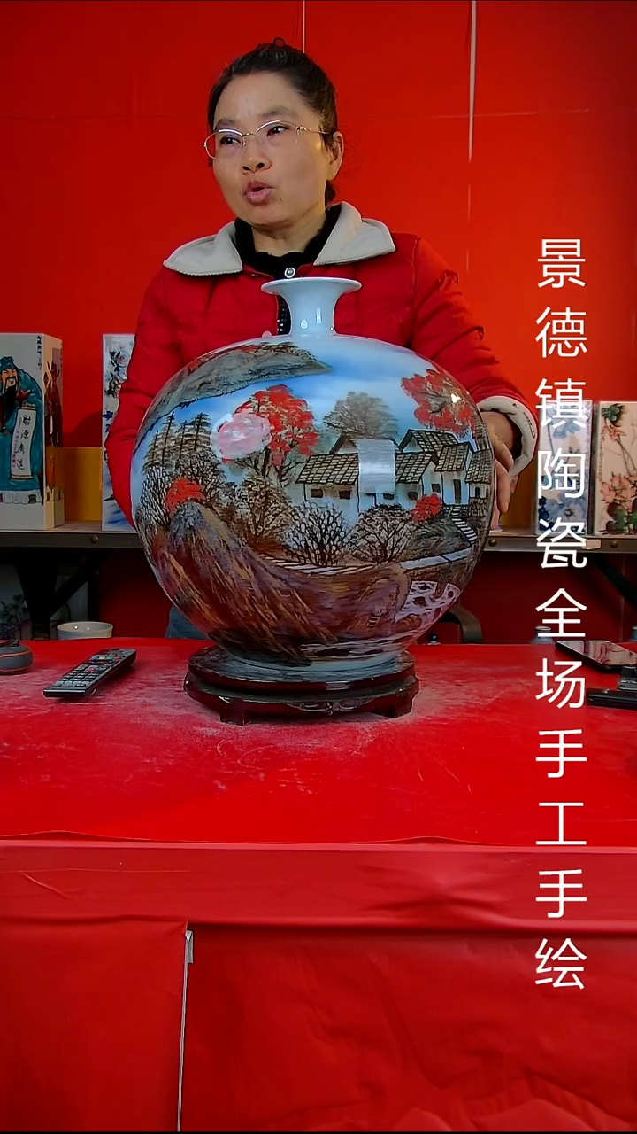 摆件陶瓷景德镇陶瓷 全场手工手绘