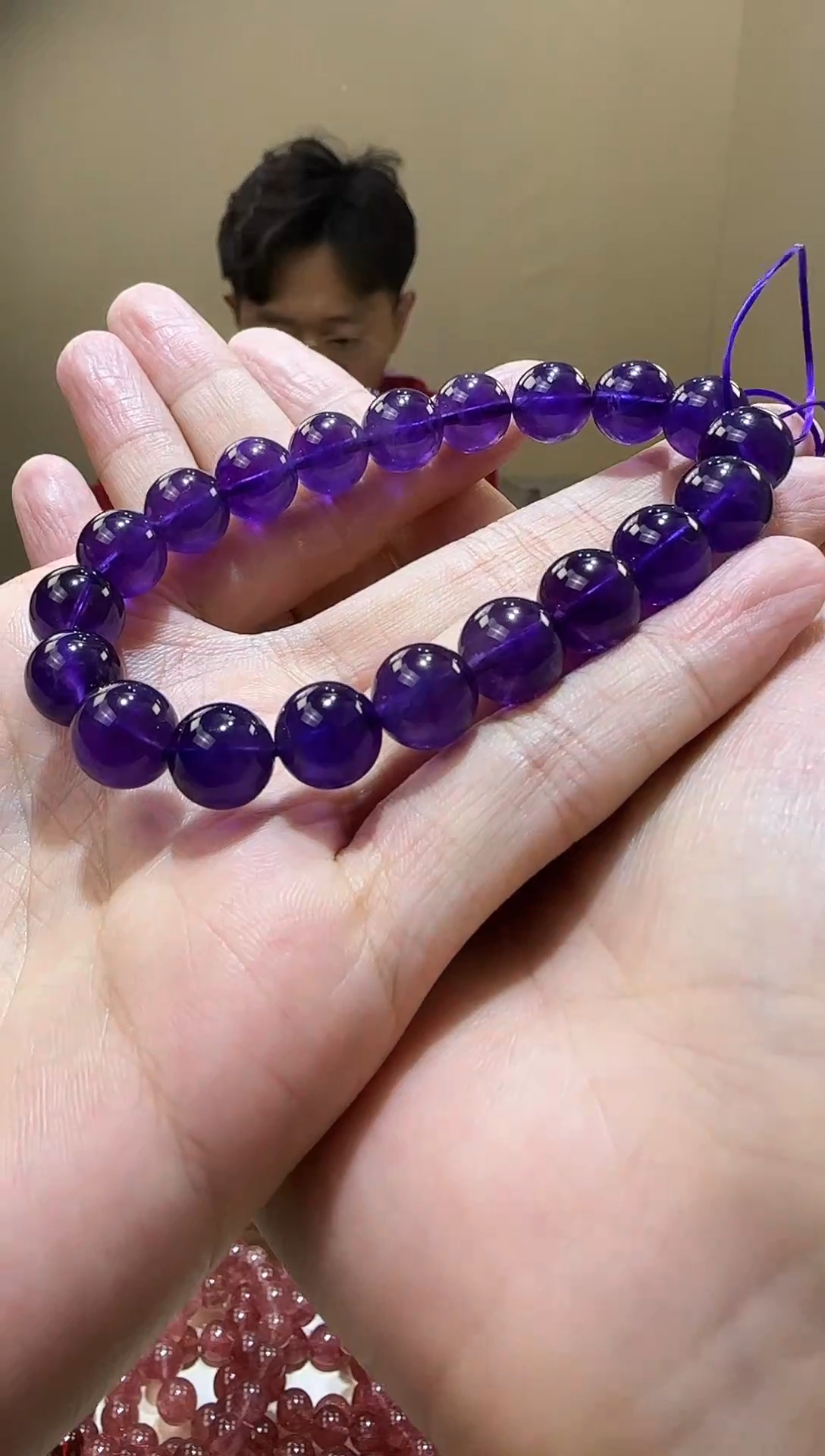 【闪购商品】水晶手链未镶嵌乌拉圭紫水晶10