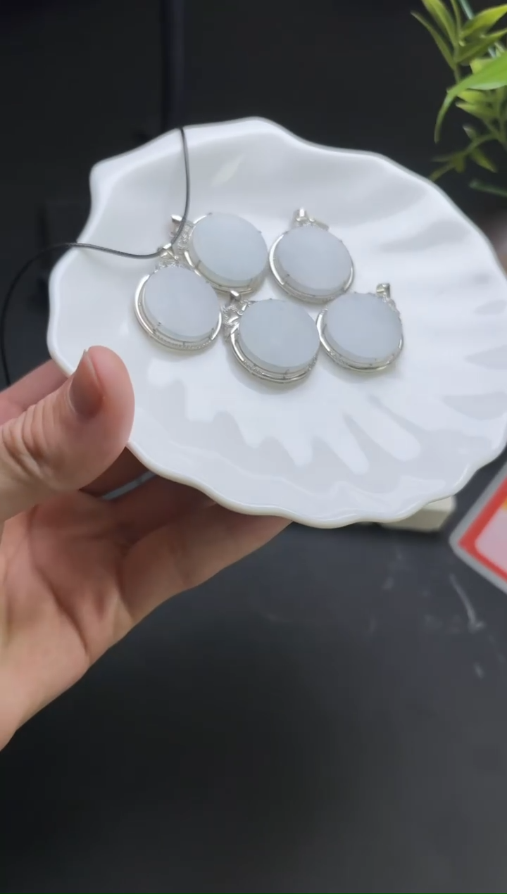 【闪购商品】翡翠挂件银S925镶嵌多样性发一件FT101502