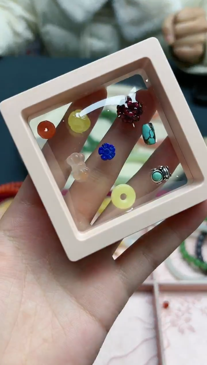 【闪购商品】南红玛瑙配饰未镶嵌玛瑙八件多宝配饰*1 YX