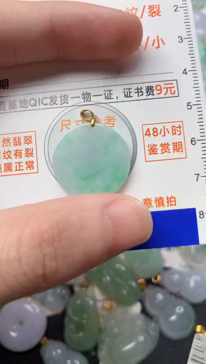 【闪购商品】翡翠颈饰18K金镶嵌6..........