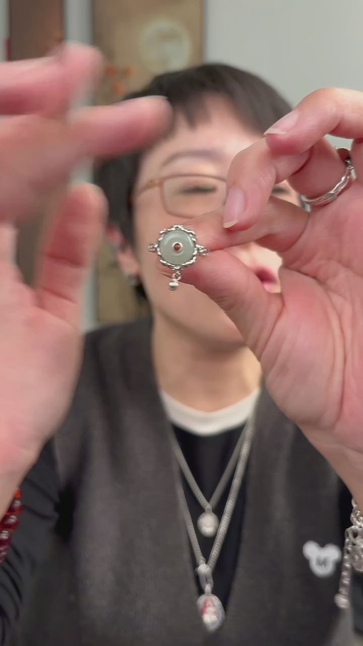 无925银纯银戒指转莲华41