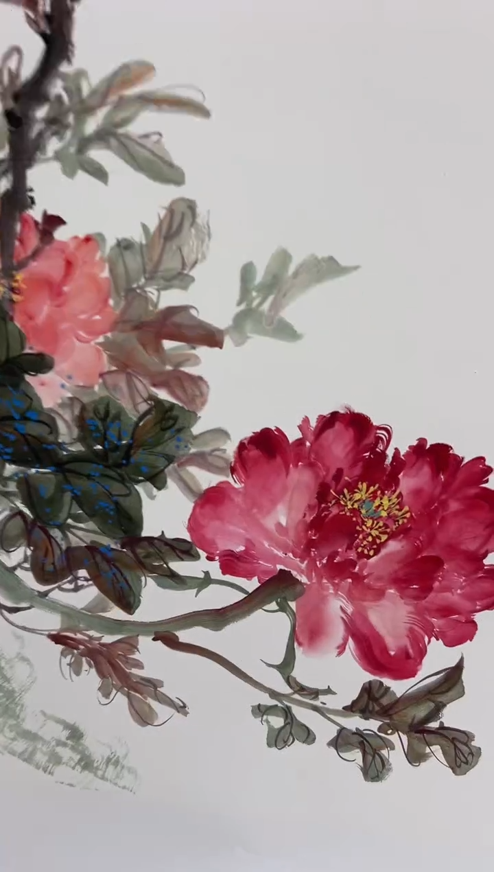 国画刘立荣亲笔绘画手绘作品D4