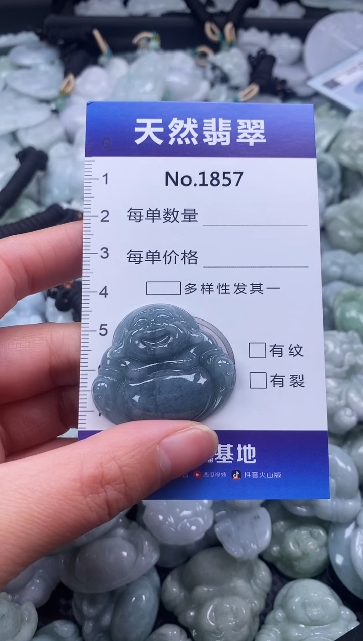 【闪购商品】翡翠颈饰未镶嵌缅甸A货翡翠1857