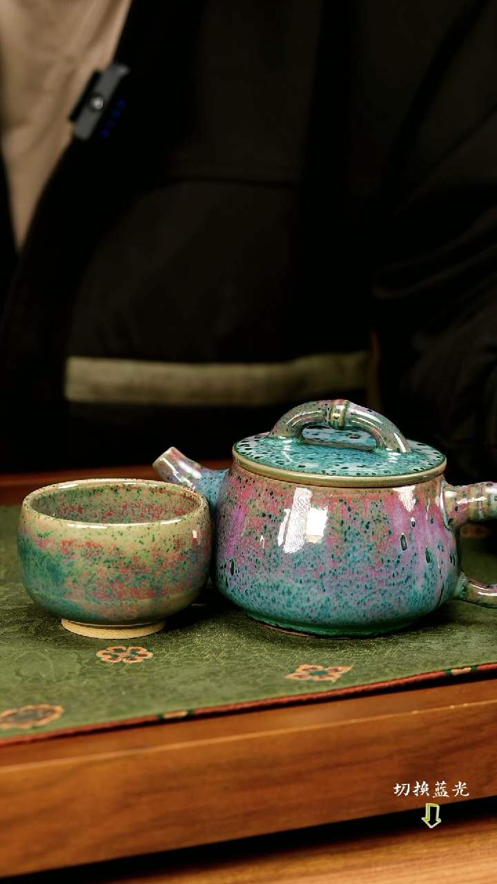 【闪购商品】张辉  柴烧卢钧壶  经典流传