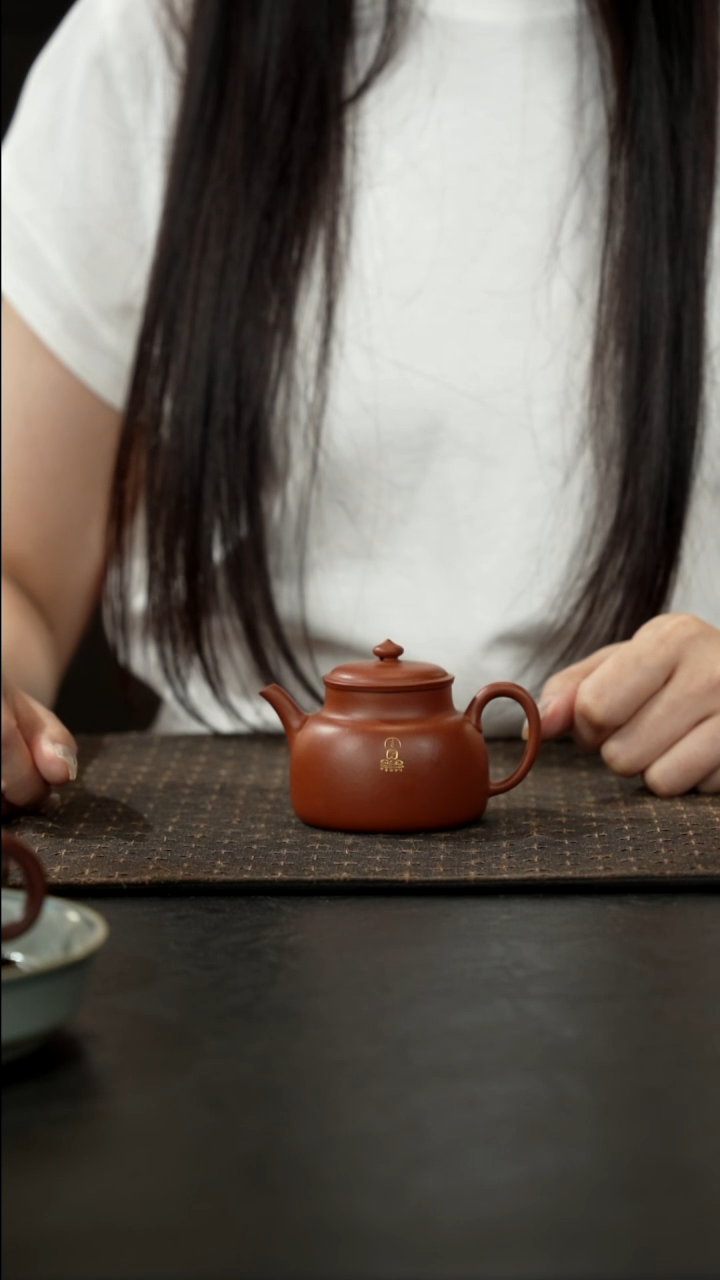 茶壶紫砂朱泥小金汇120cc