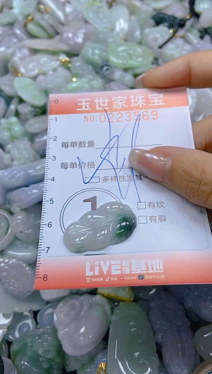 翡翠未镶嵌颈饰闪购0223569多样性发其一