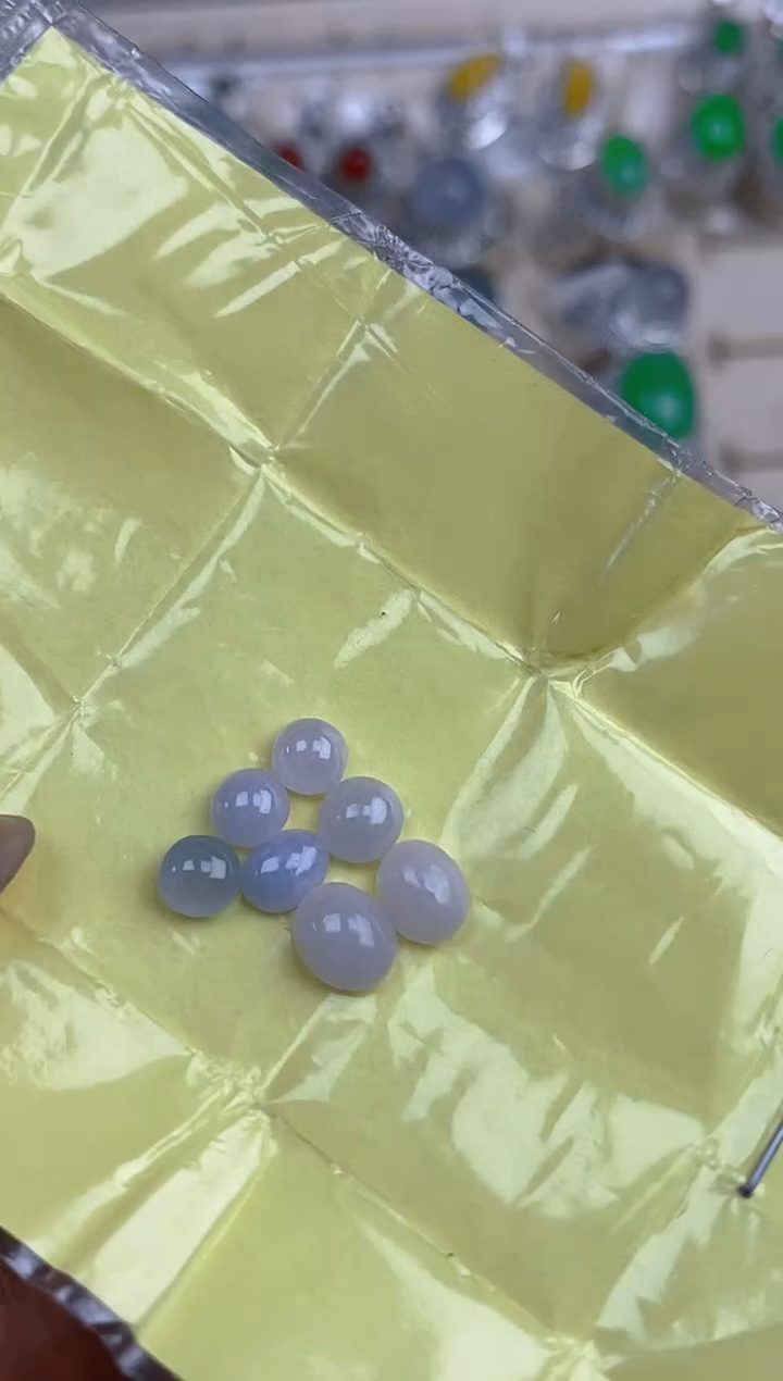 【闪购商品】定制翡翠未镶嵌天然翡翠蛋面124