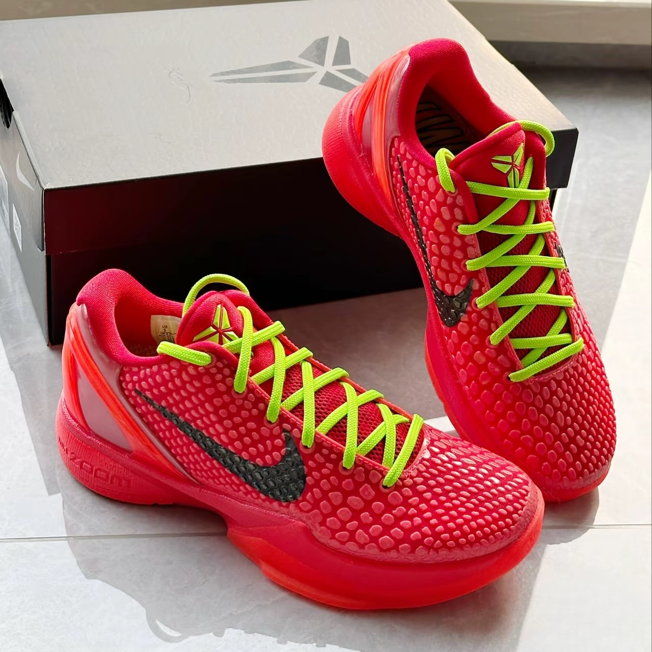 Nike Kobe 6 Protro科比6代反转青蜂侠圣诞 低帮篮球鞋官方正品