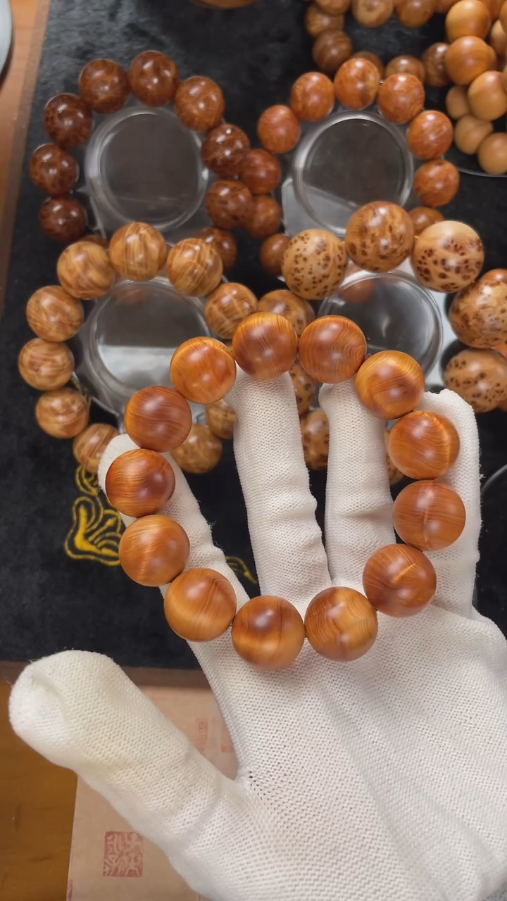 【闪购商品】柏木（崖柏）手串/手链太行崖柏黑油陈化料18闪电纹