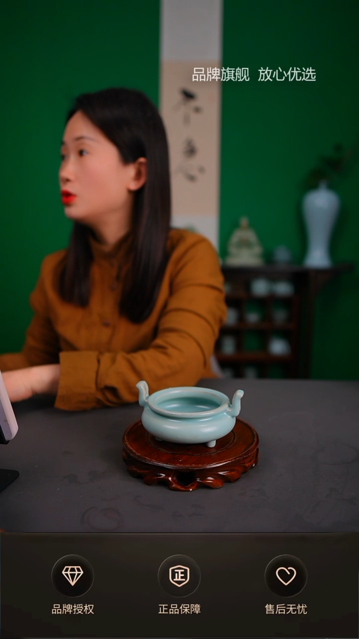 【闪购商品】仿古支钉大香炉不完美