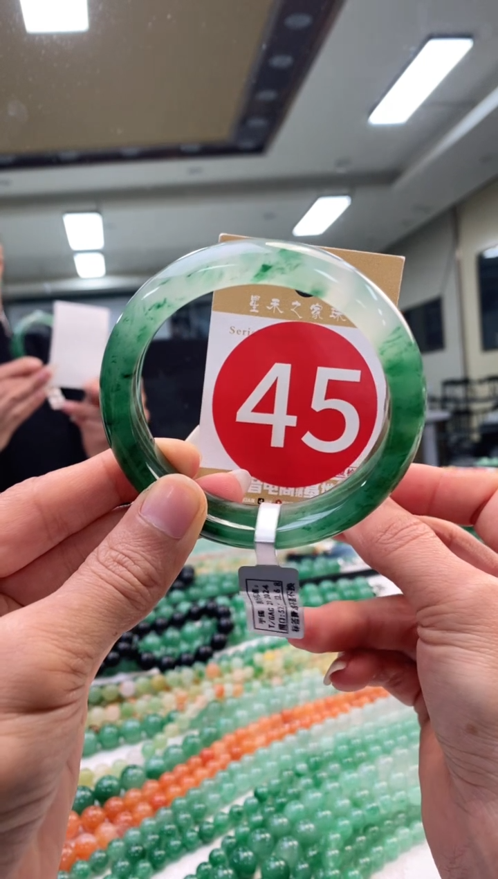 未镶嵌手镯石英质玉大*57+45
