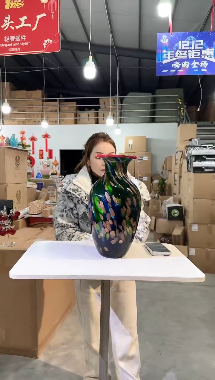 【闪购商品】无铅玻璃悠悠T-花器-90早