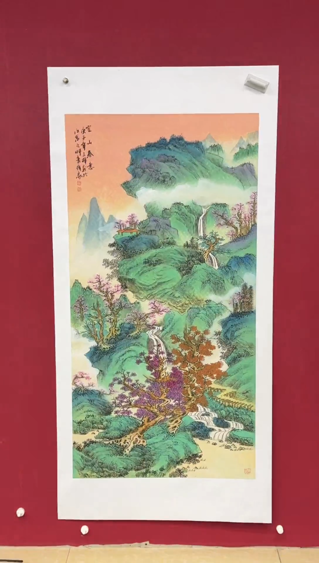 国画国画绘画山水花鸟