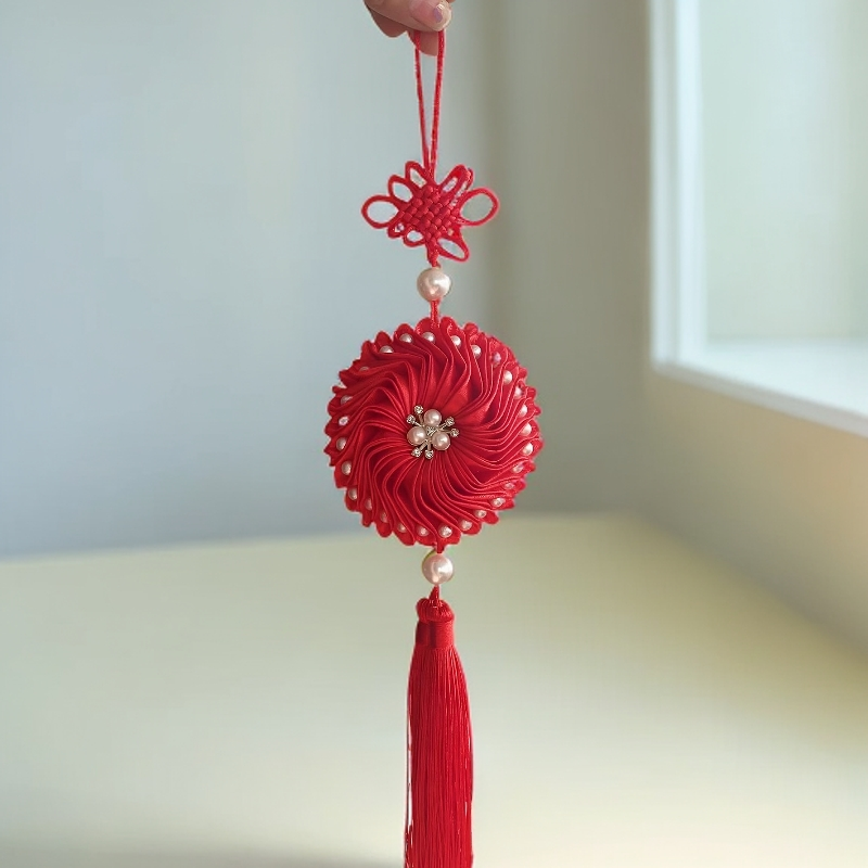 手工车挂时来运转材料包可做两个车挂diy手工