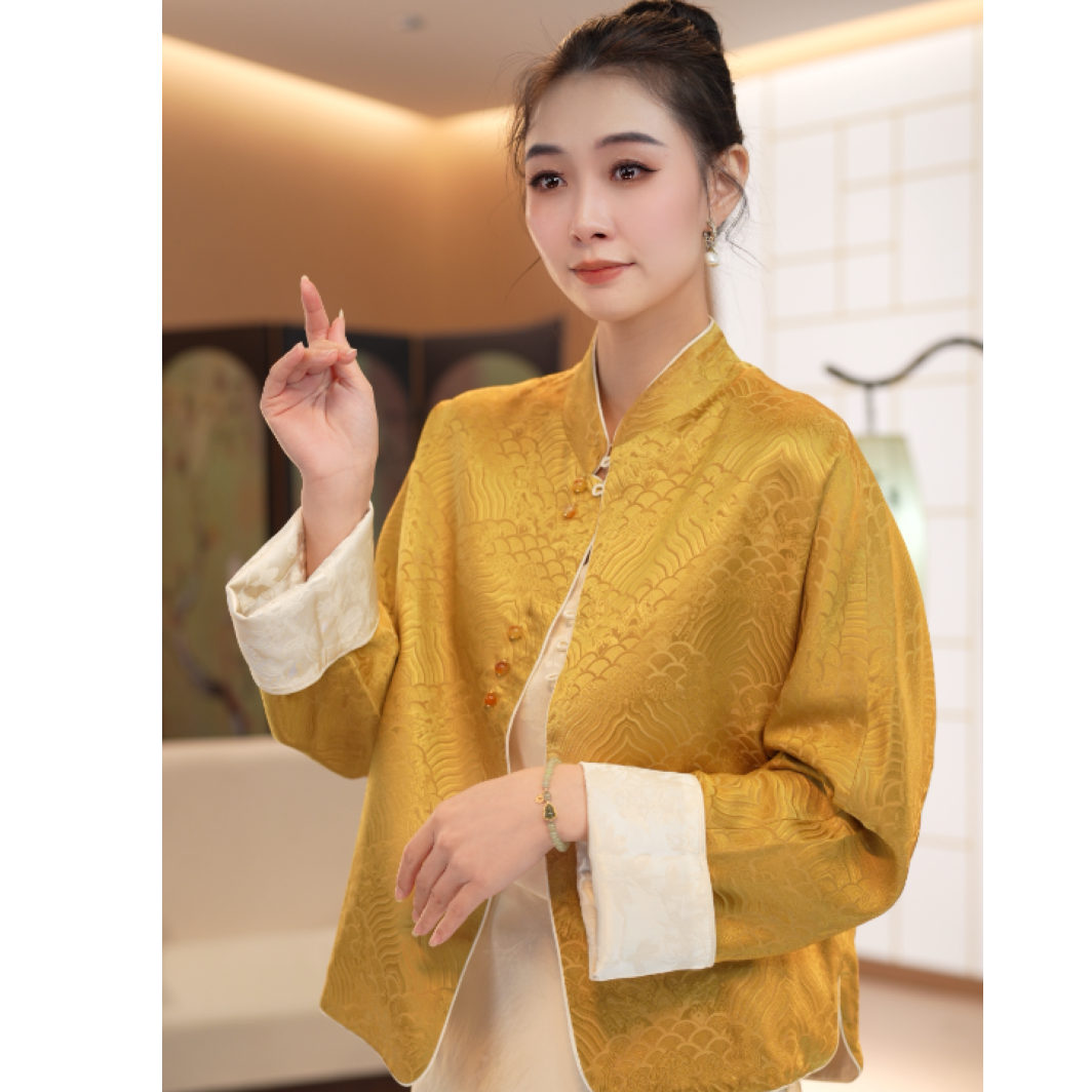 品优 2025新中式新款高端气质新中式外套-2025B5174-阿珍