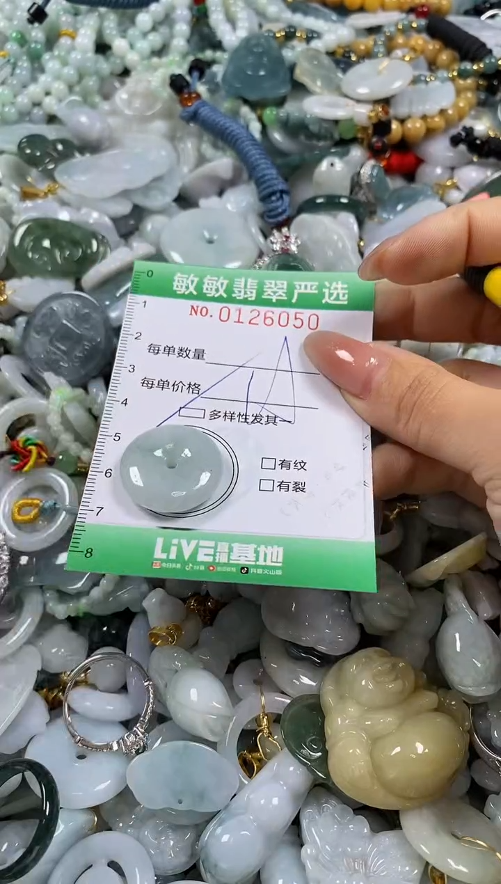 【闪购商品】翡翠颈饰未镶嵌闪购0126050多样性发其一