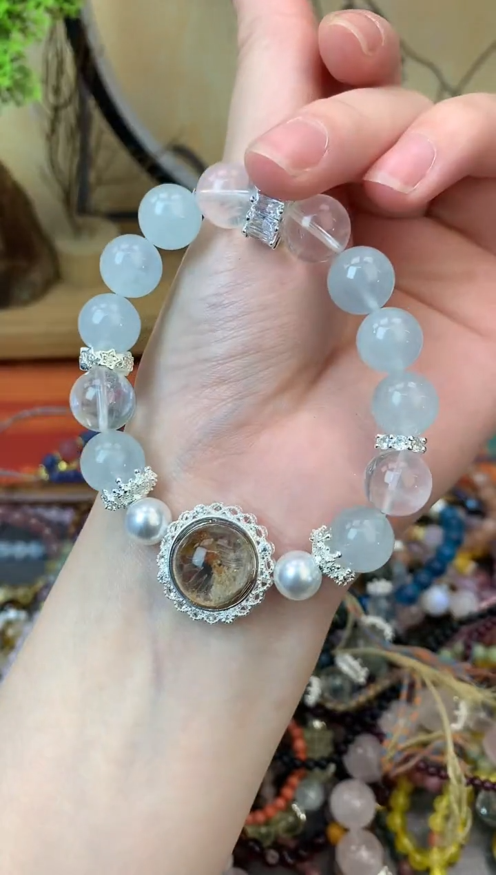 【闪购商品】海蓝宝石手链未镶嵌884