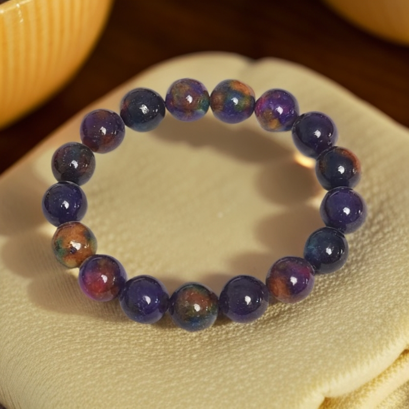 《大福专属》高端正品七彩紫杉醇手串