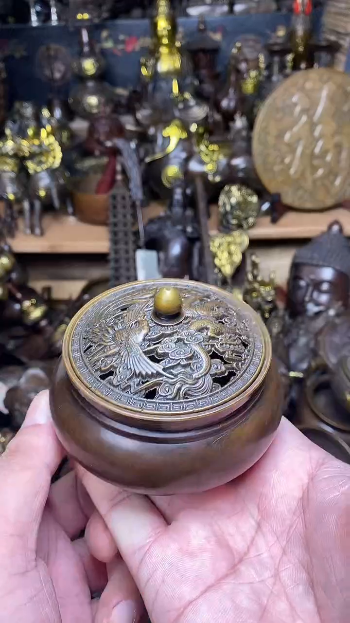 铜铜桌面摆件0665