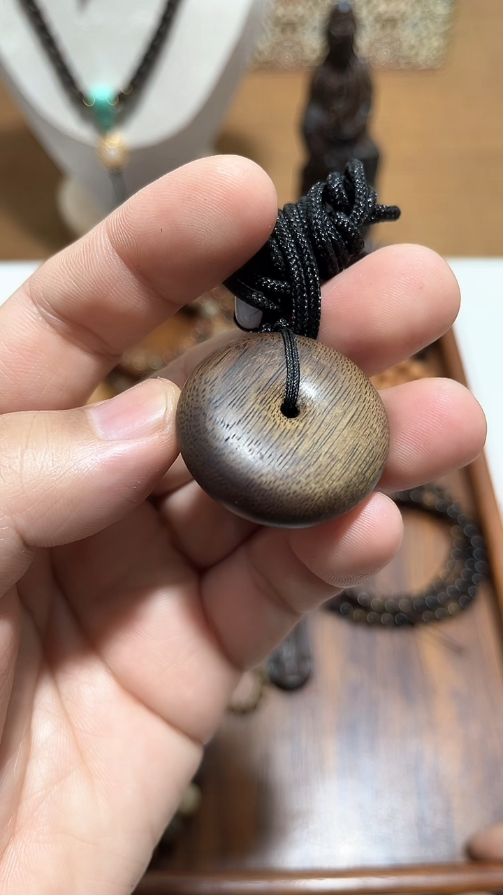 【闪购商品】檀香木精品推荐绿qn平安扣