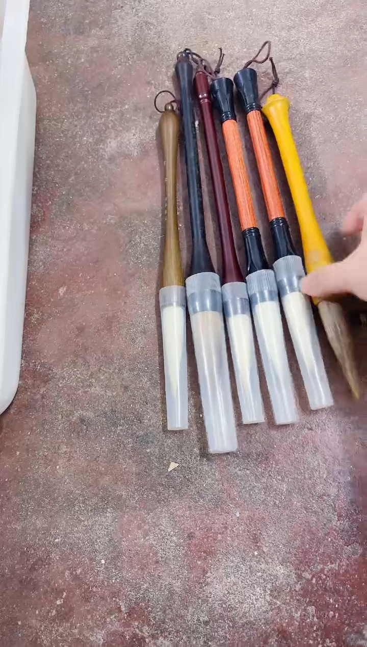 6支大斗笔 瑕疵处理